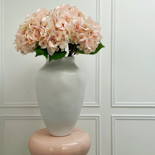 Artificial Pale Pink Hydrangeas