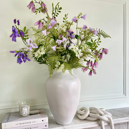 Faux Flower Campanula Arrangement