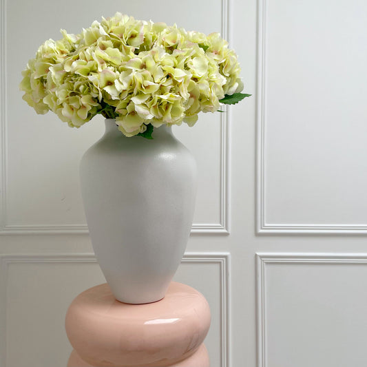 Faux Green Hydrangeas