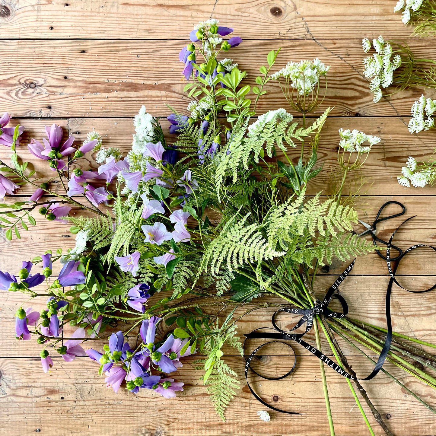 Summer Meadow Faux Flower Bouquet