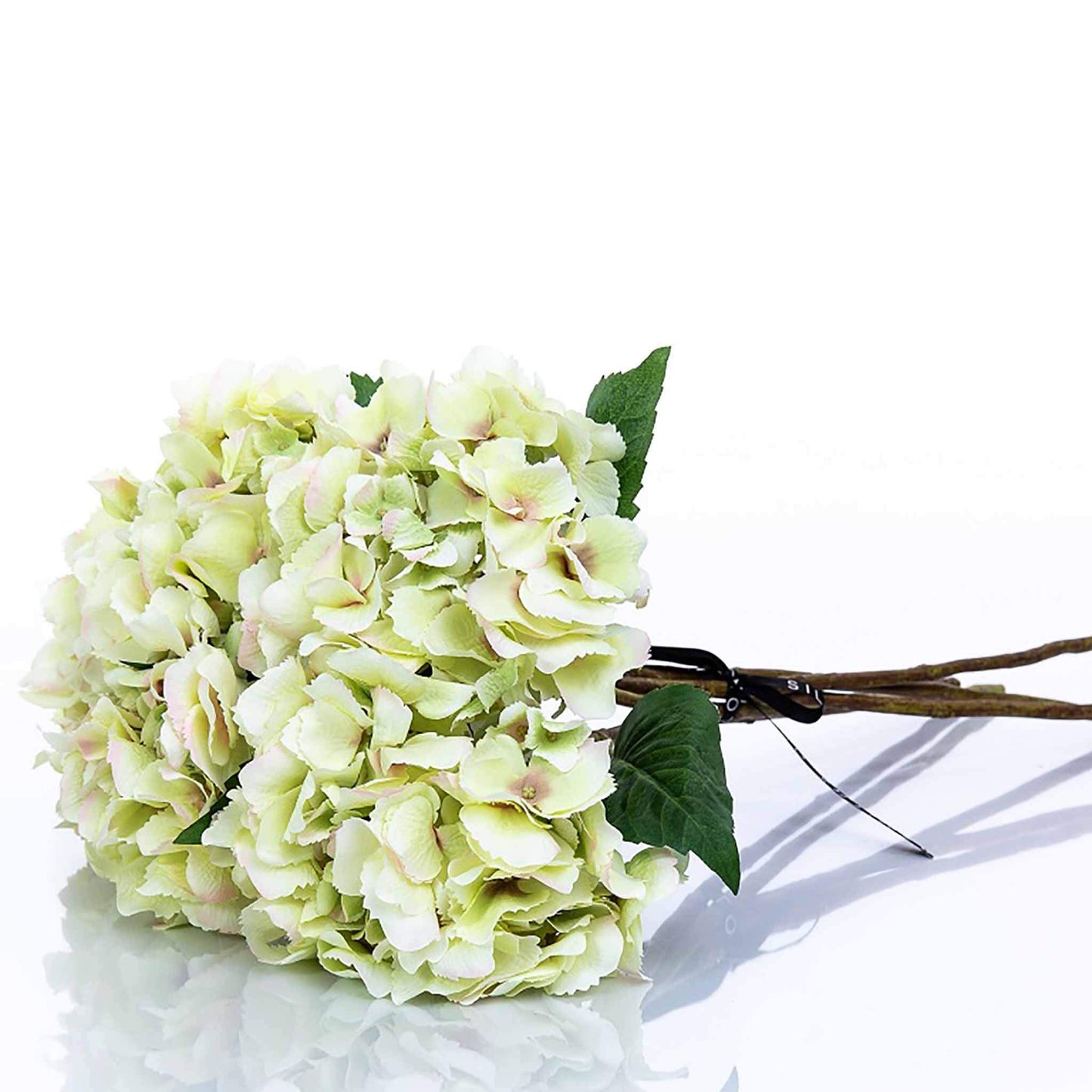 Large luxury green faux hydrangea bouquet