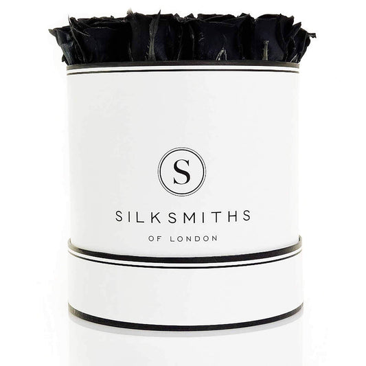 Black Eternal Roses in Gift Box