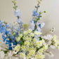 Faux Blue Delphinium Bouquet