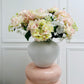 Faux Pistachio Hydrangea & Rose Bouquet
