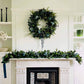 Luxury Faux Garland and Extra Large Wreath