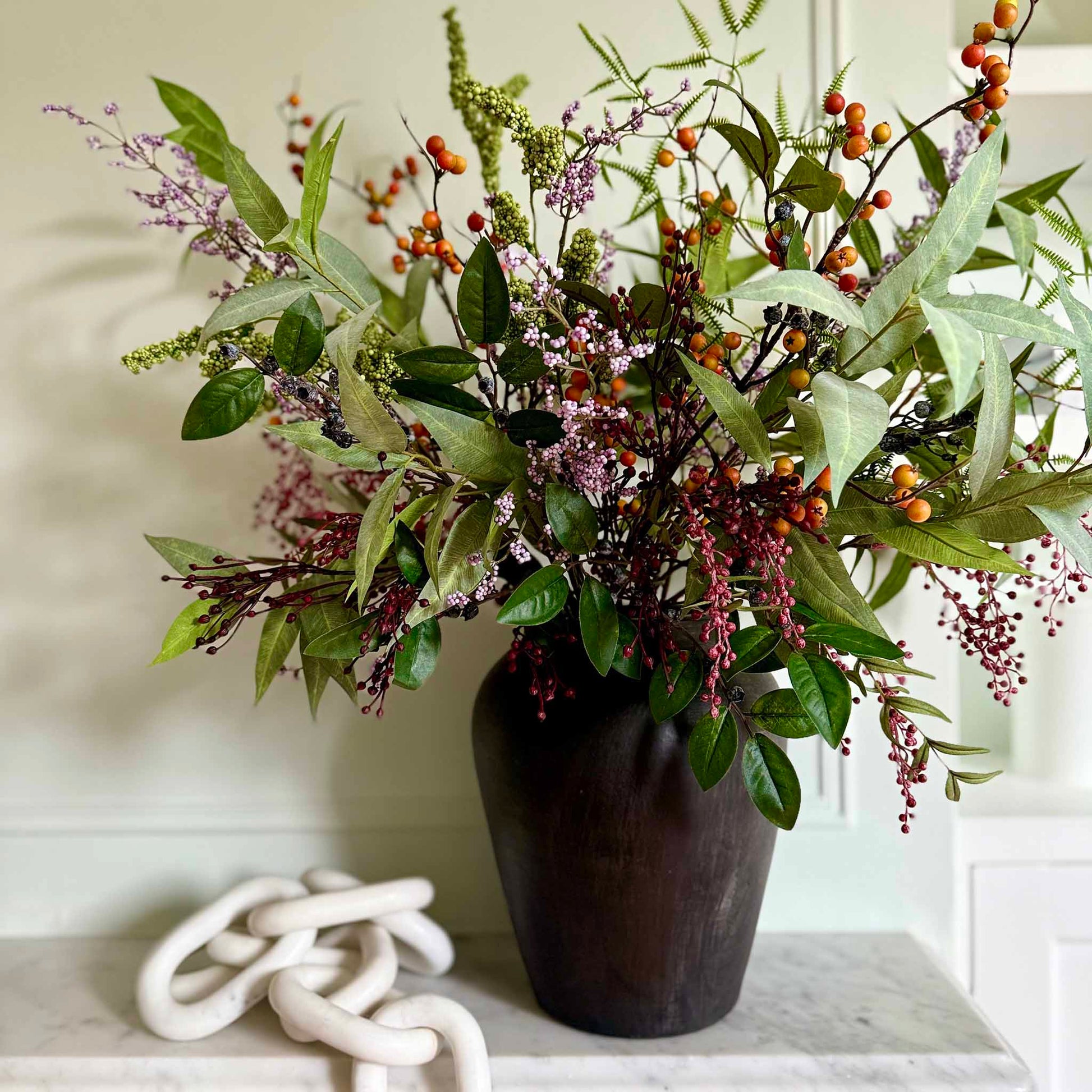 Artificial Berry Foliage Arrangement