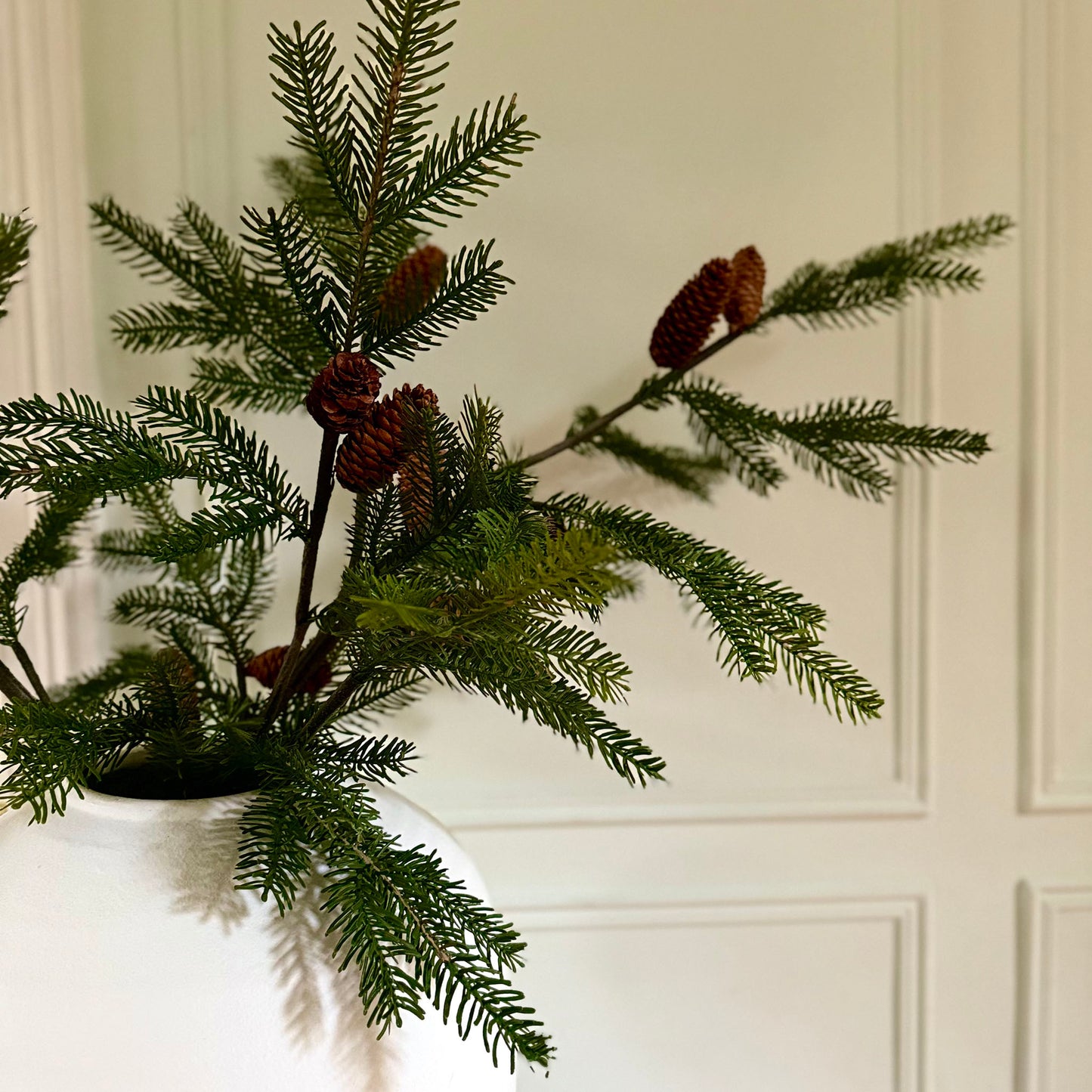 Faux Pine Branches Artificial Foliage Stems