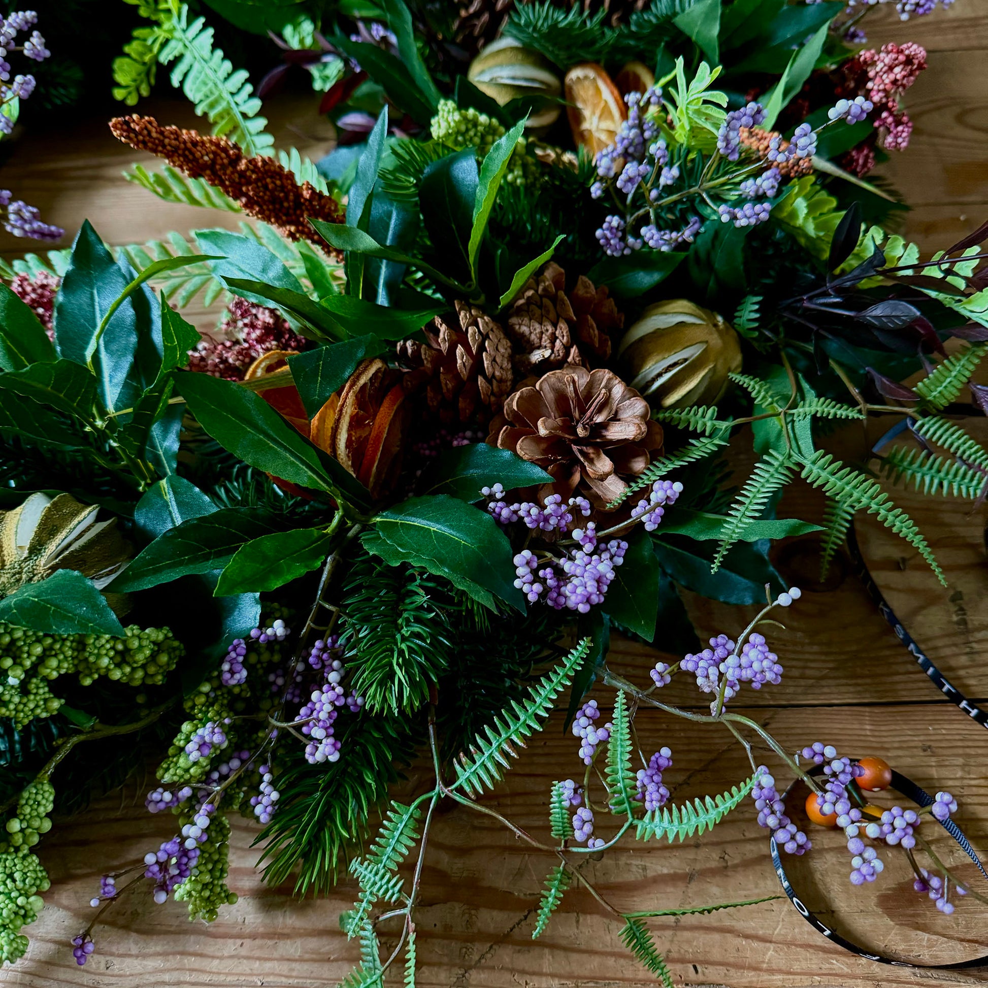 Extra Large Luxury Berry & Citrus Winter Wreath