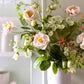 Faux Campanula & Wild Peony Bouquet