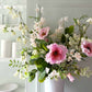 Faux Campanula & Poppy Bouquet