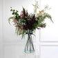 Winter fern and burgundy berry faux bouquet