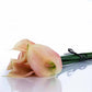 Faux pale pink calla lily bouquet