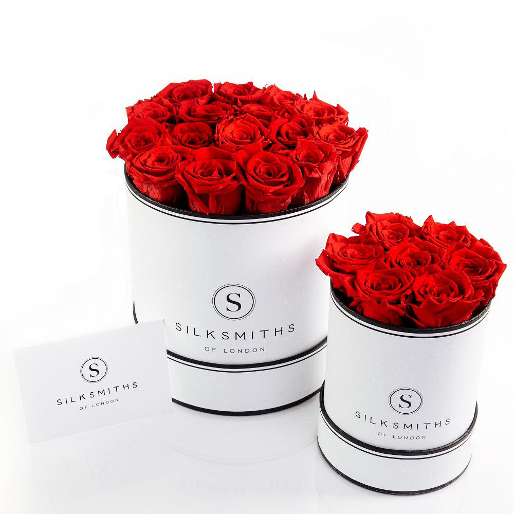 Red Eternal Roses in Luxury Gift Boxes
