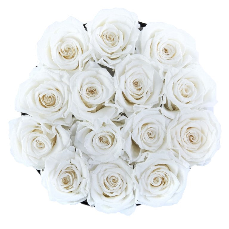 Luxury White Eternal Roses