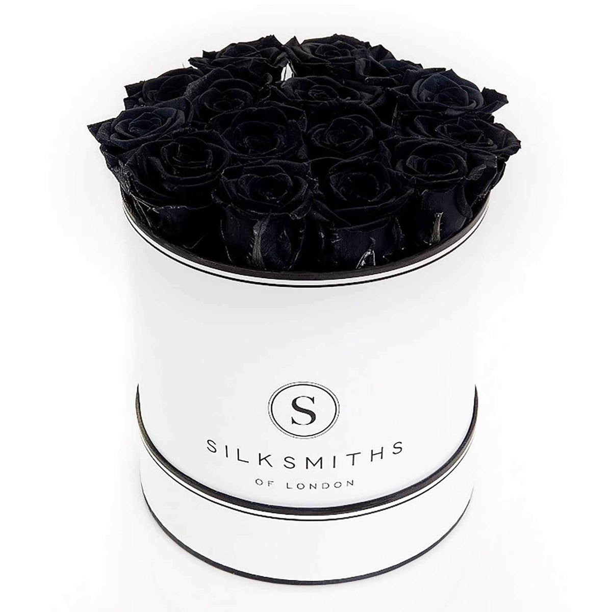Black Eternal Roses That Last A Year – Silksmiths of London