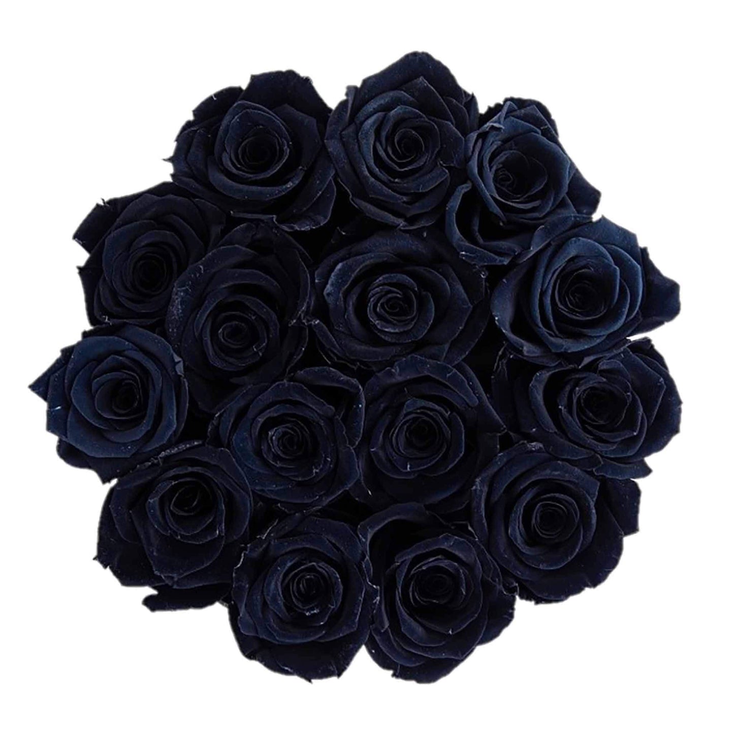 Real Preserved Black Eternal Roses